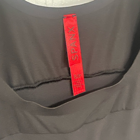 SPANX Seamless Open Bust Full Slip Women's Black Shapewear Slip Dress Skirt Sm - Picture 4 of 6